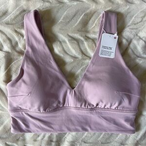 Lululemon Align Bra V neck Pink Peony